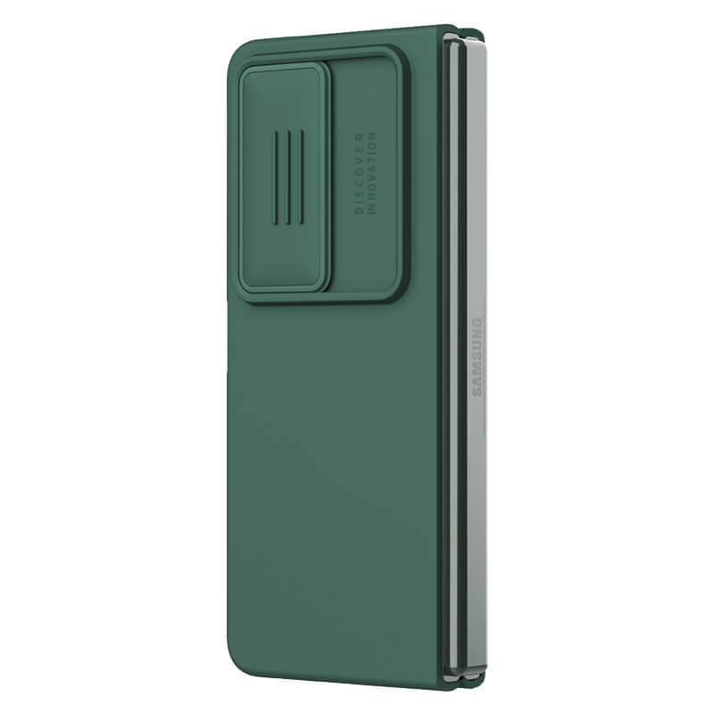 Силиконовая накладка Nillkin Camshield Silky для Samsung Galaxy Z Fold4 (Dark green) в магазине vchehle.ua