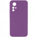 Чехол Silicone Cover Lakshmi Full Camera (AAA) для Xiaomi Redmi Note 12S (Сливовый / Purple)