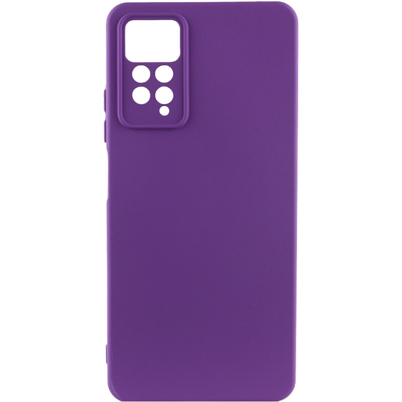 Чохол Silicone Cover Lakshmi Full Camera (A) на Xiaomi Redmi Note 11 Pro 4G/5G / 12 Pro 4G (Фіолетовий / Purple)