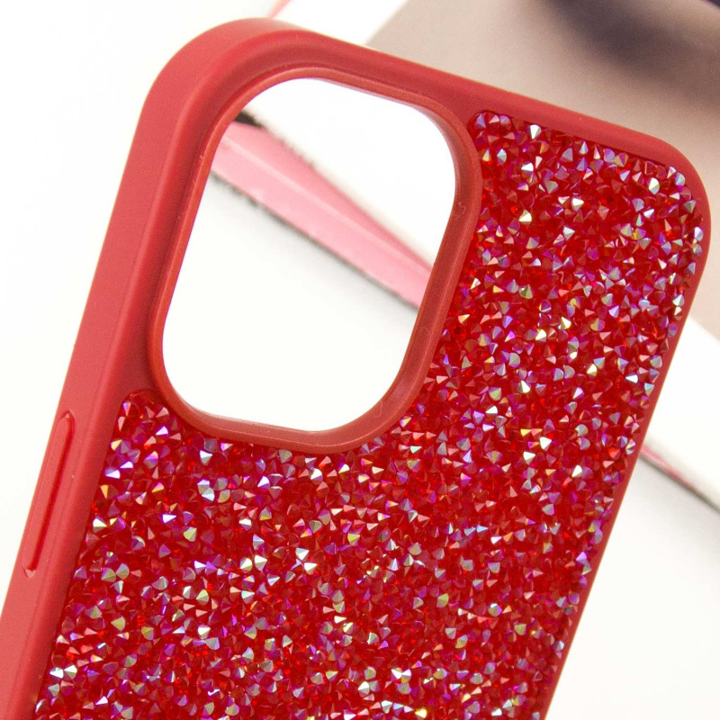 Замовити TPU чохол Bling World Rock Diamond на Apple iPhone 16 (6.1") (Червоний) на vchehle.ua