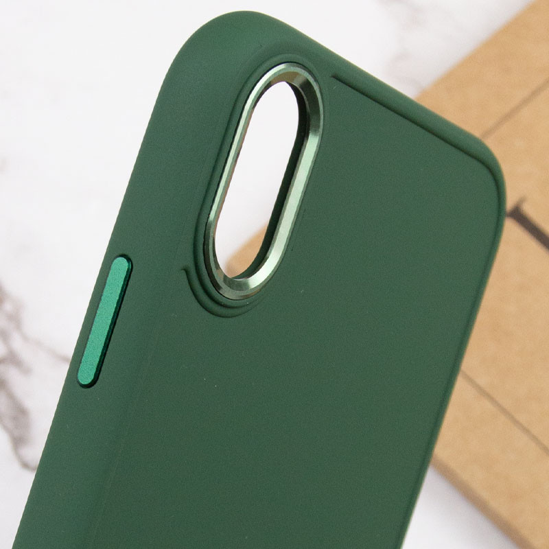 Купить TPU чехол Bonbon Metal Style для Apple iPhone XR (6.1") (Зеленый / Army green) на vchehle.ua