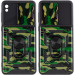 Ударопрочный чехол Camshield Serge Ring Camo для Xiaomi Redmi 9A (Зеленый / Army Green)