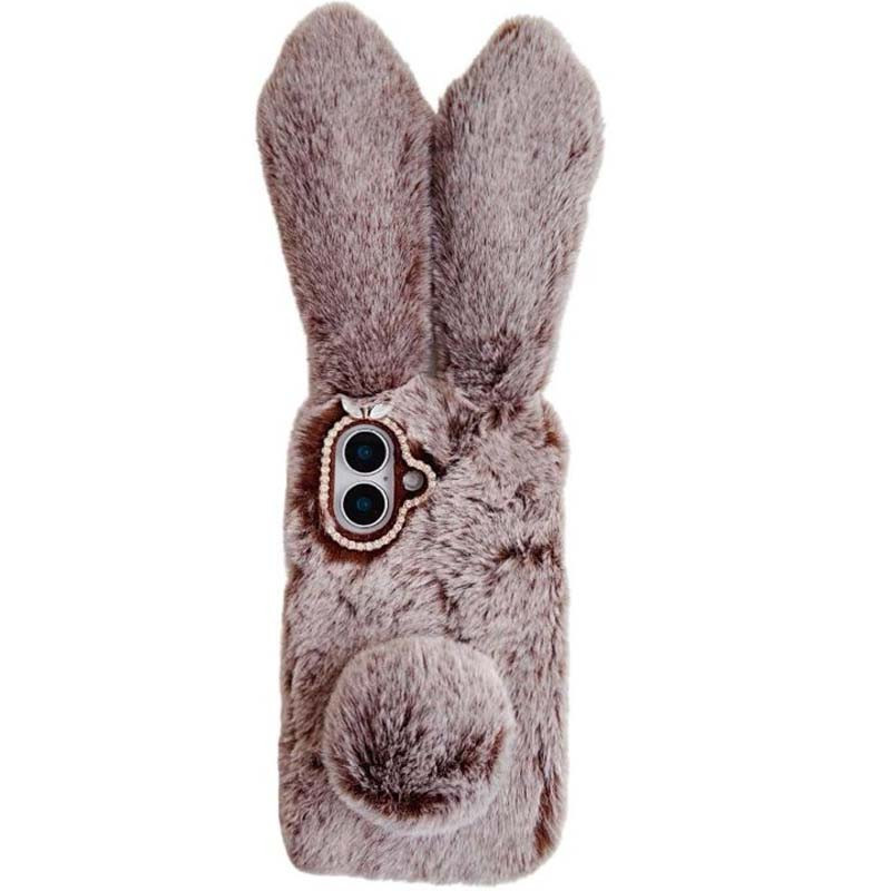 Чехол TPU Rabbit для Apple iPhone 16 (6.1") (Brown)