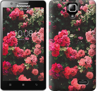 

Чехол Куст с розами для Lenovo A536 639205