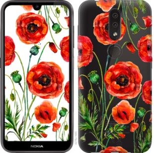 

Чехол Нарисованные маки для Nokia 4.2 764854