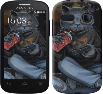 

Чехол gamer cat для Alcatel One Touch Pop C3 4033D 658065