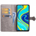 Фото Кожаный чехол (книжка) Art Case с визитницей для Xiaomi Redmi Note 9s / Note 9 Pro / Note 9 Pro Max (Серый) на vchehle.ua