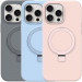 Чохол Silicone Case Full Protective NO LOGO with Ring на Apple iPhone 14 Pro Max (6.7")