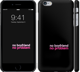 

Чохол no boyfriend no problem для iPhone 6s plus (5.5'') 828532