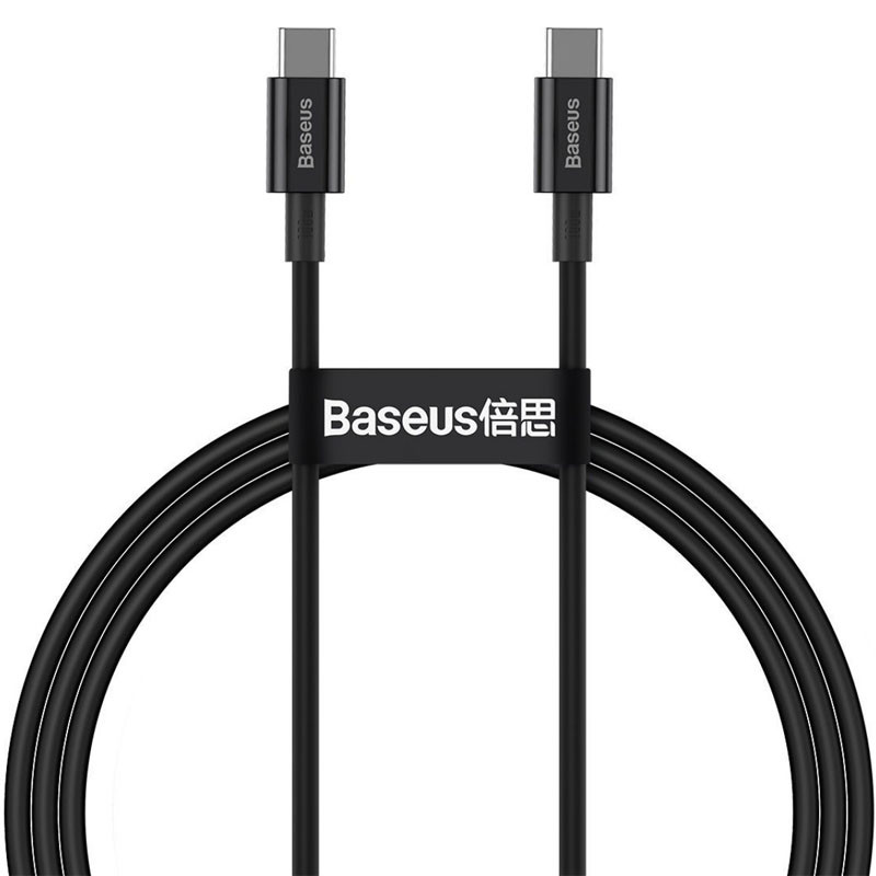 Дата кабель Baseus Superior Series Fast Charging Type-C to Type-C PD 100W (2m) (CATLYS-C) (Чорний)