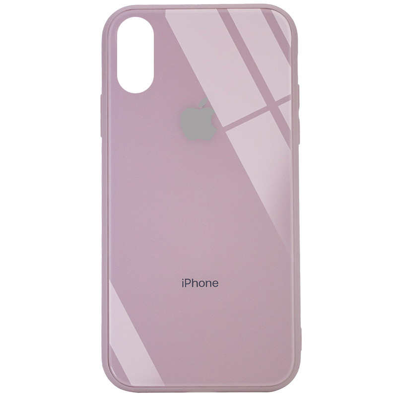 

TPU+Glass чехол GLOSSY Logo (opp) для iPhone X (5.8") (Розовый / Pink Sand) 1097191