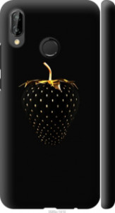 Чохол Чорна полуниця на Huawei P20 Lite