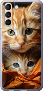 Чехол Котики 2 для Samsung Galaxy S21
