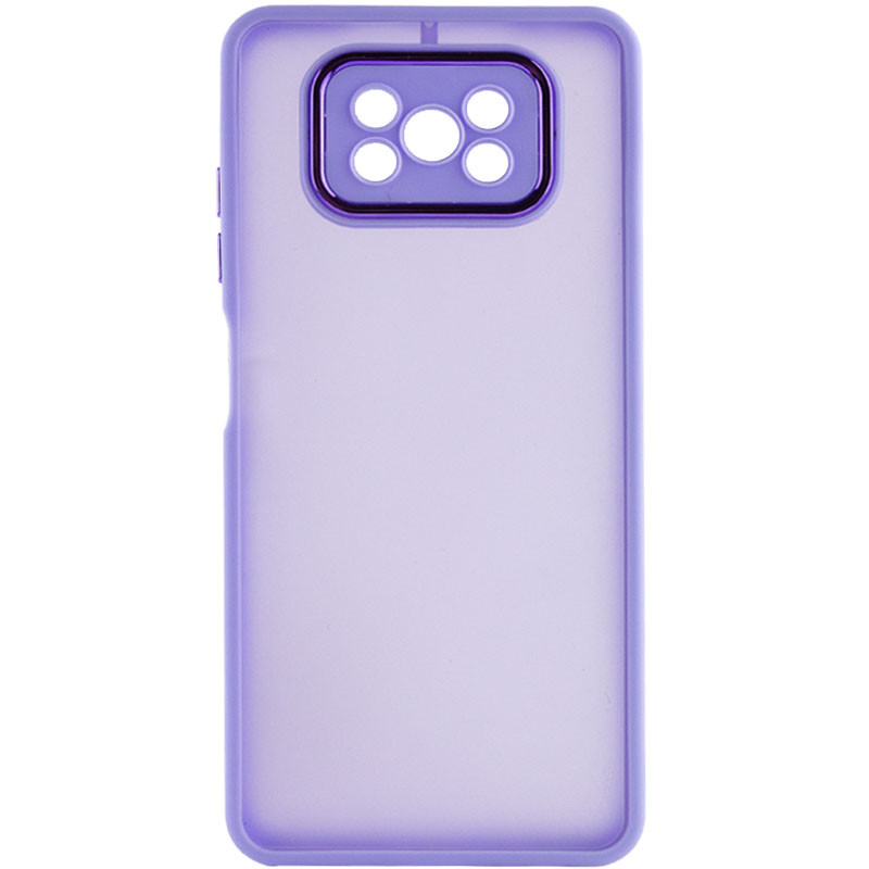 Фото TPU+PC чохол Accent на Xiaomi Poco X3 NFC / Poco X3 Pro (White / Purple) на vchehle.ua