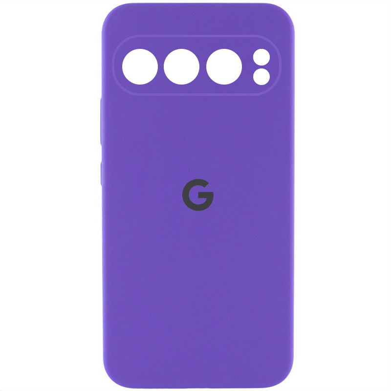 Чехол Silicone Cover Lakshmi Full Camera (AAA) with Logo для Google Pixel 9 Pro (Фиолетовый / Amethyst)