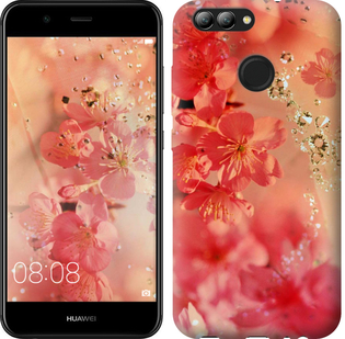 

Чехол Розовые цветы для Huawei Nova 2 650309