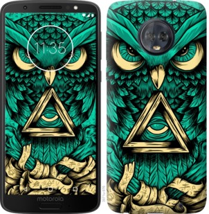 Чехол Сова Арт-тату для Motorola Moto G6 Plus