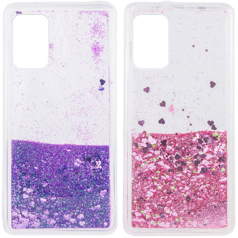 TPU чехол Liquid hearts для Samsung Galaxy A52 4G / A52 5G / A52s