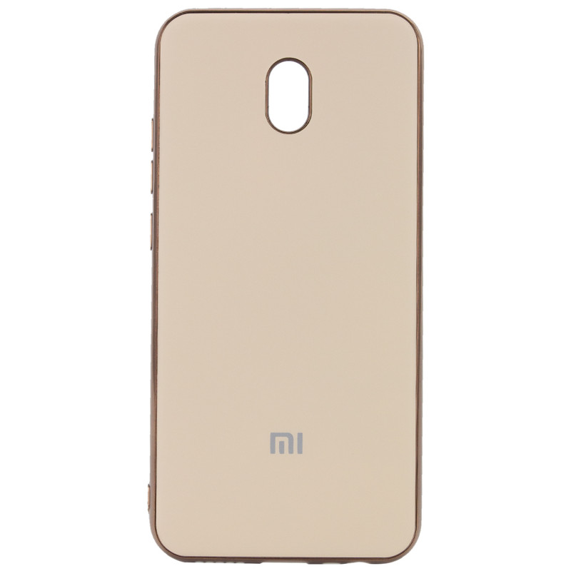TPU чехол Matte LOGO для Xiaomi Redmi 8a (Золотой / Gold)