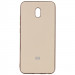 TPU чехол Matte LOGO для Xiaomi Redmi 8a (Золотой / Gold)