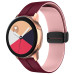 Силіконовий ремінець Classy для Smart Watch 20mm (Plum / Pink)