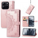 Купить Кожаный чехол-книжка Art Case с визитницей для Xiaomi Redmi Note 14 4G (Europe version) (Розовый) на vchehle.ua
