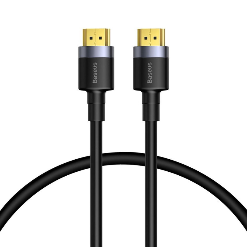 Дата кабель Baseus HDMI Cafule Series 4KHDMI Male To 4KHDMI Male (3m) (CADKLF-G) (Чорний)