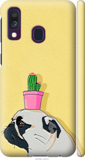 

Чохол Мопс з кактусом на Samsung Galaxy A40 2019 A405F 795361