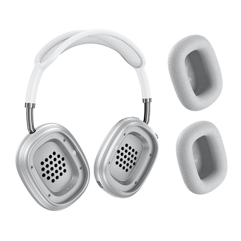 Фото Накладные беспроводные наушники Hoco W65 Happy (Silver) в магазине vchehle.ua
