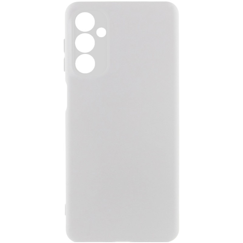 Чехол TPU GETMAN Liquid Silk Full Camera для Samsung Galaxy A17 5G (Белый / White)