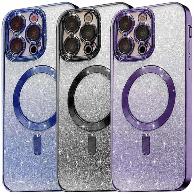 TPU чехол Delight case with Magnetic Safe с защитными линзами на камеру для Apple iPhone 14 Pro Max (6.7")