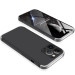 Фото Пластиковая накладка GKK LikGus 360 градусов (opp) для Apple iPhone 13 Pro (6.1") (Черный / Серебряный) на vchehle.ua