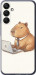 Чехол Funny Capybara CEO Working для Samsung Galaxy A25 5G