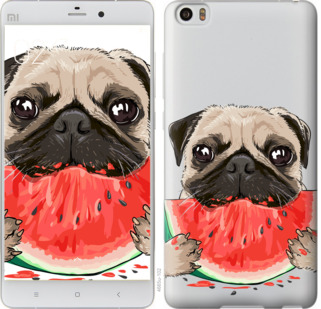 

Чохол Мопс і кавун на Xiaomi Mi Note 843764
