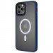 Фото TPU+PC чехол Metal Buttons with MagSafe для Apple iPhone 12 Pro Max (6.7") (Синій) на vchehle.ua