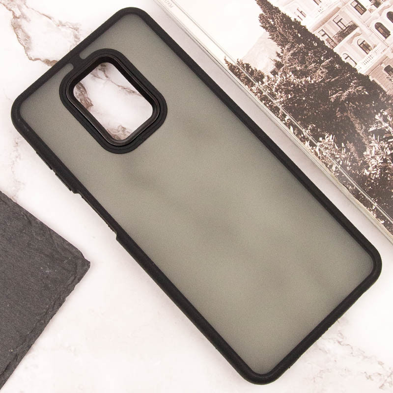 Чехол TPU+PC Lyon Frosted для Xiaomi Redmi Note 9s / Note 9 Pro / Note 9 Pro Max (Black) в магазине vchehle.ua