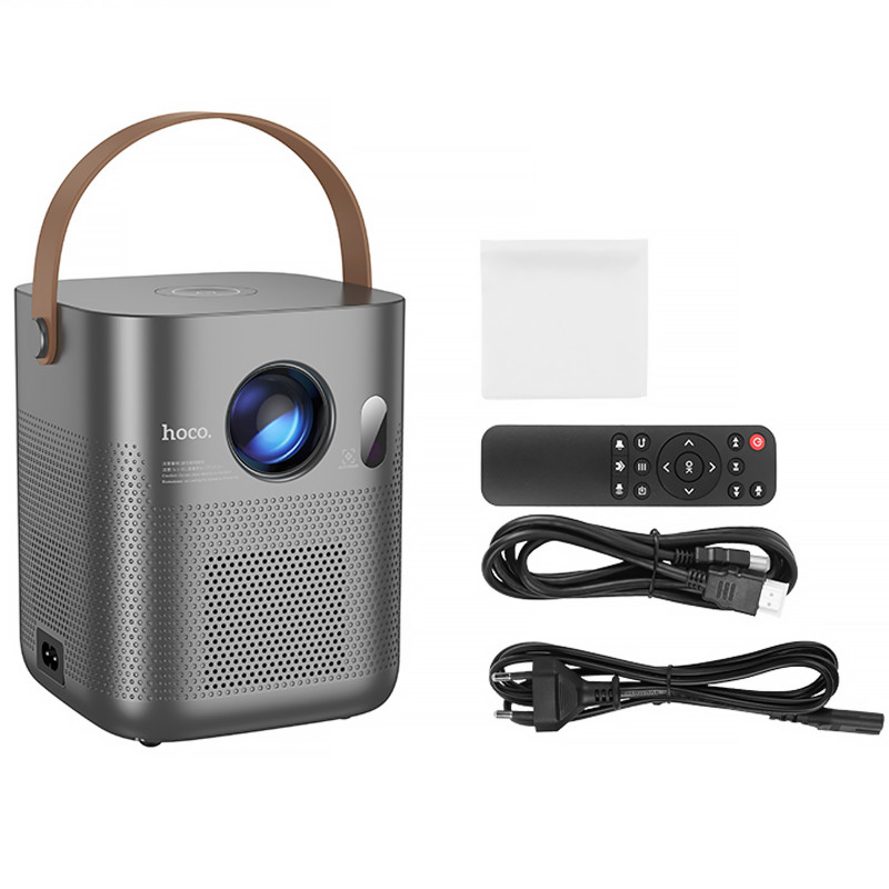 Проектор Hoco DT4 Smart full autofocus 720P (Android version) (Metal grey) в магазине vchehle.ua