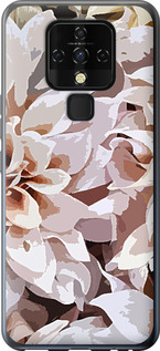 

Чехол пионы акварелью для Tecno Camon 16 SE CE7j 1610746