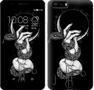 

Чехол Змея в руке для Huawei Honor 6 Plus 413276
