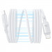 Фото Дата кабель Baseus PicoGo Magnetic Liquid Silicone Type-C to Type-C 240W (1m) (P10376800) (Moon White) на vchehle.ua