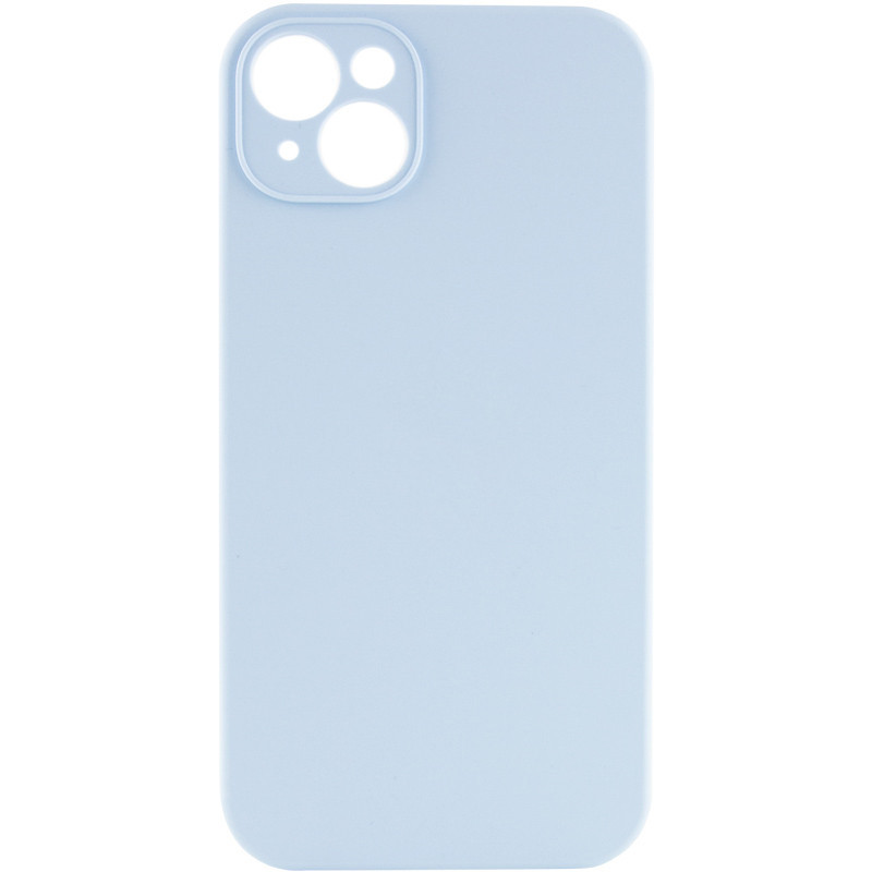 Чохол Silicone Case Full Camera Protective (AA) NO LOGO на Apple iPhone 15 Plus (6.7") (Блакитний / Sweet Blue)