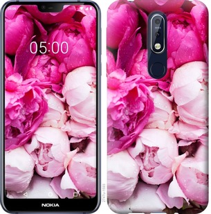 

Чехол Розовые пионы для Nokia 7.1 688463