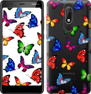 

Чехол Красочные мотыльки для Nokia 5.1 881641