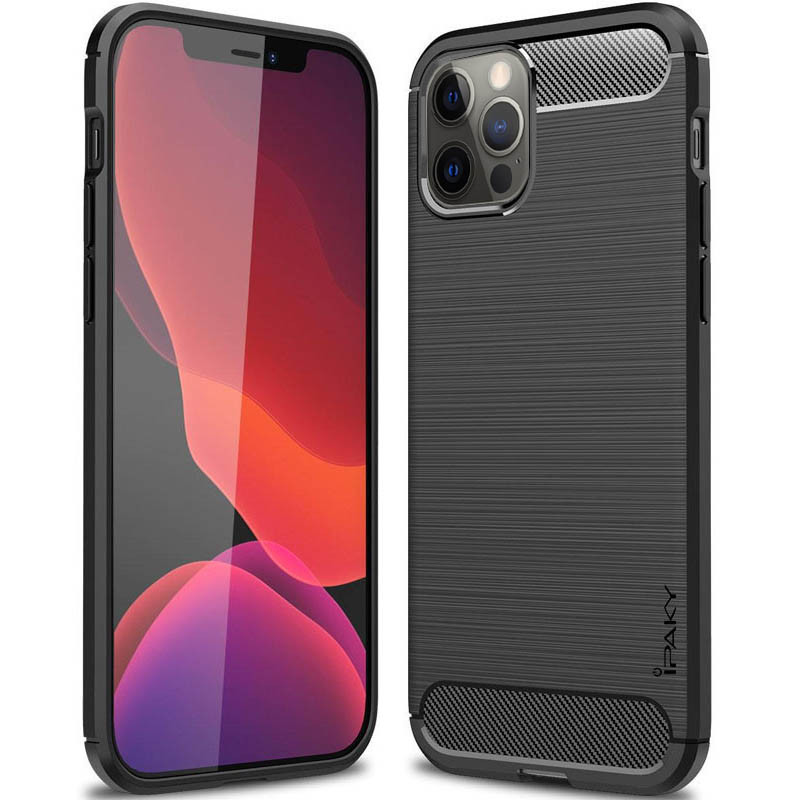 

TPU чохол iPaky Slim Series на iPhone 12 Pro Max (Чорний) 931563