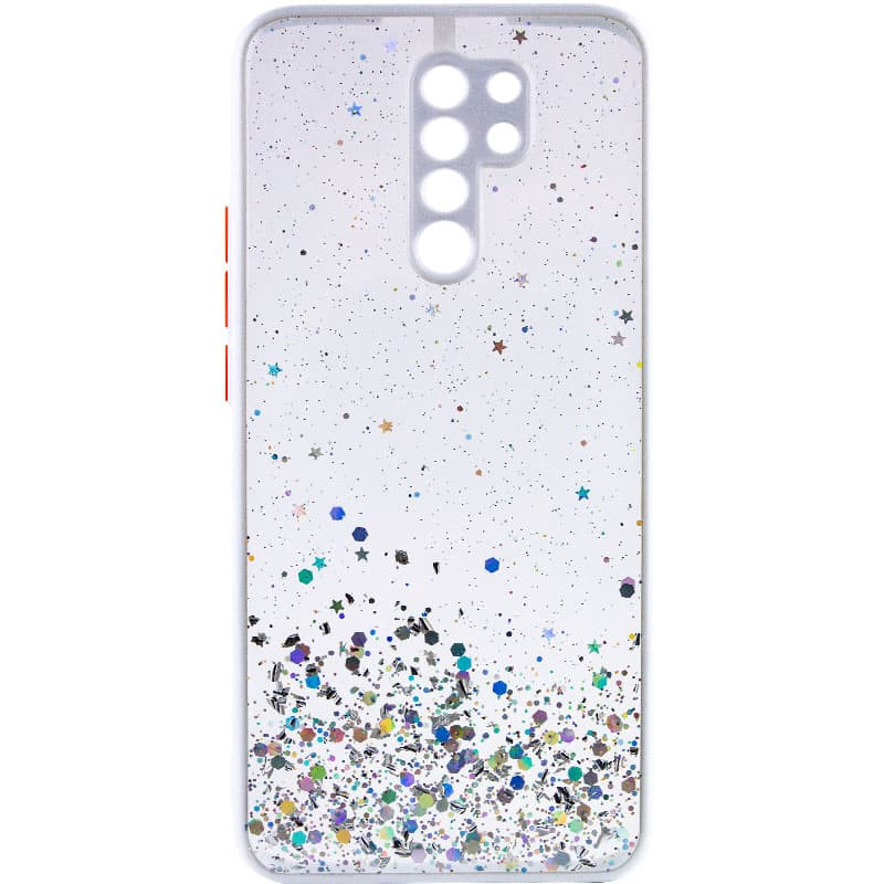 

TPU чохол Spangle star з захистом камери на Xiaomi Redmi 9 (Білий) 1211833