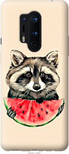 Чехол Енотик с арбузом для OnePlus 8 Pro