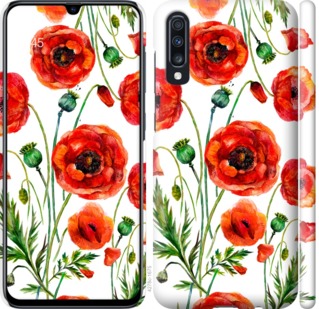 

Чехол Нарисованные маки для Samsung Galaxy A70 2019 A705F 743776