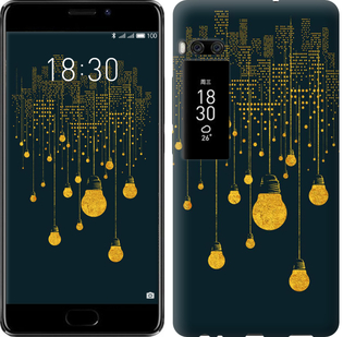 

Чохол Ілюстрація нічного міста на Meizu Pro 7 Plus 690642