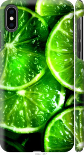 Чехол Зелёные дольки лимона для iPhone XS Max