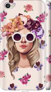 

Чохол Дівчина з квітами v2 для Xiaomi Redmi Note 5A 612323